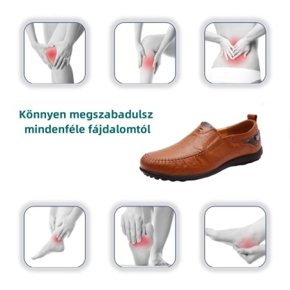 【🎁50% kedvezmény ma - ne hagyd ki】 Ergonomikus kialakítású ortopéd cipő - kiváló minőségű bőr + kézzel varrott 👞