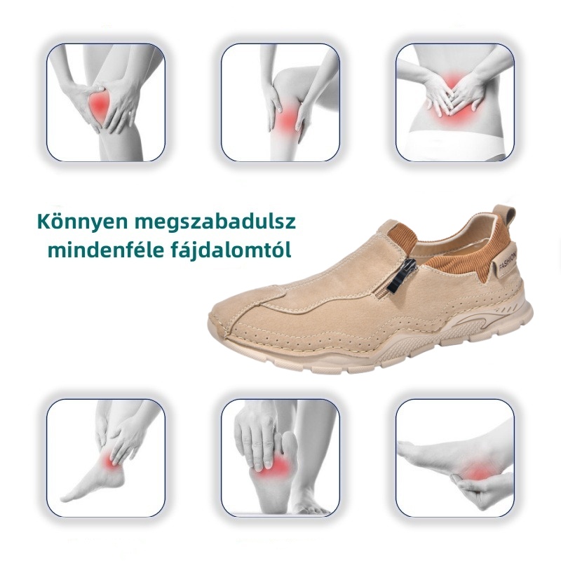 【🎁50% kedvezmény ma - ne hagyd ki】 Ergonomikus kialakítású ortopéd cipő - enyhíti az ízületi fájdalmakat 👞 Csökkenti a járási nyomást