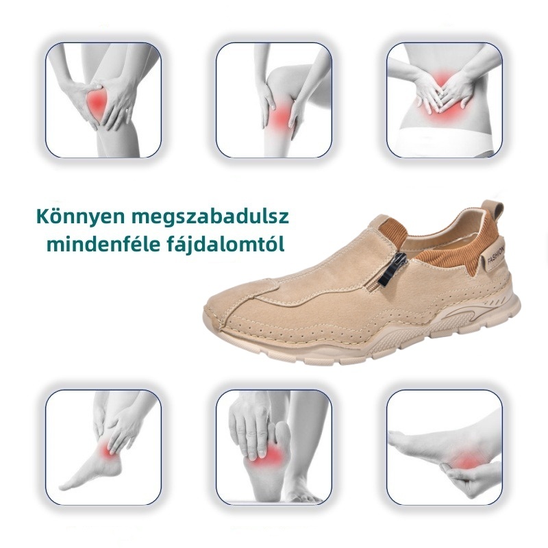 【🎁50% kedvezmény ma - ne hagyd ki】 Ergonomikus kialakítású ortopéd cipő - enyhíti az ízületi fájdalmakat 👞 Csökkenti a járási nyomást