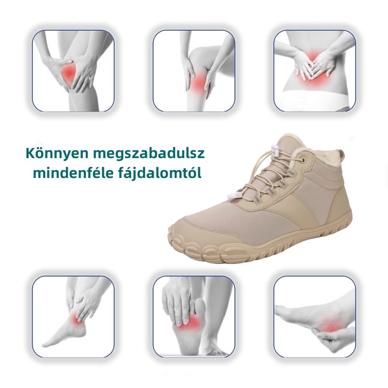 【🔥50% kedvezmény ma - ne hagyd ki】Ergonomikus kialakítású ortopéd cipő - fájdalomcsillapítás + plüss melegség 👞