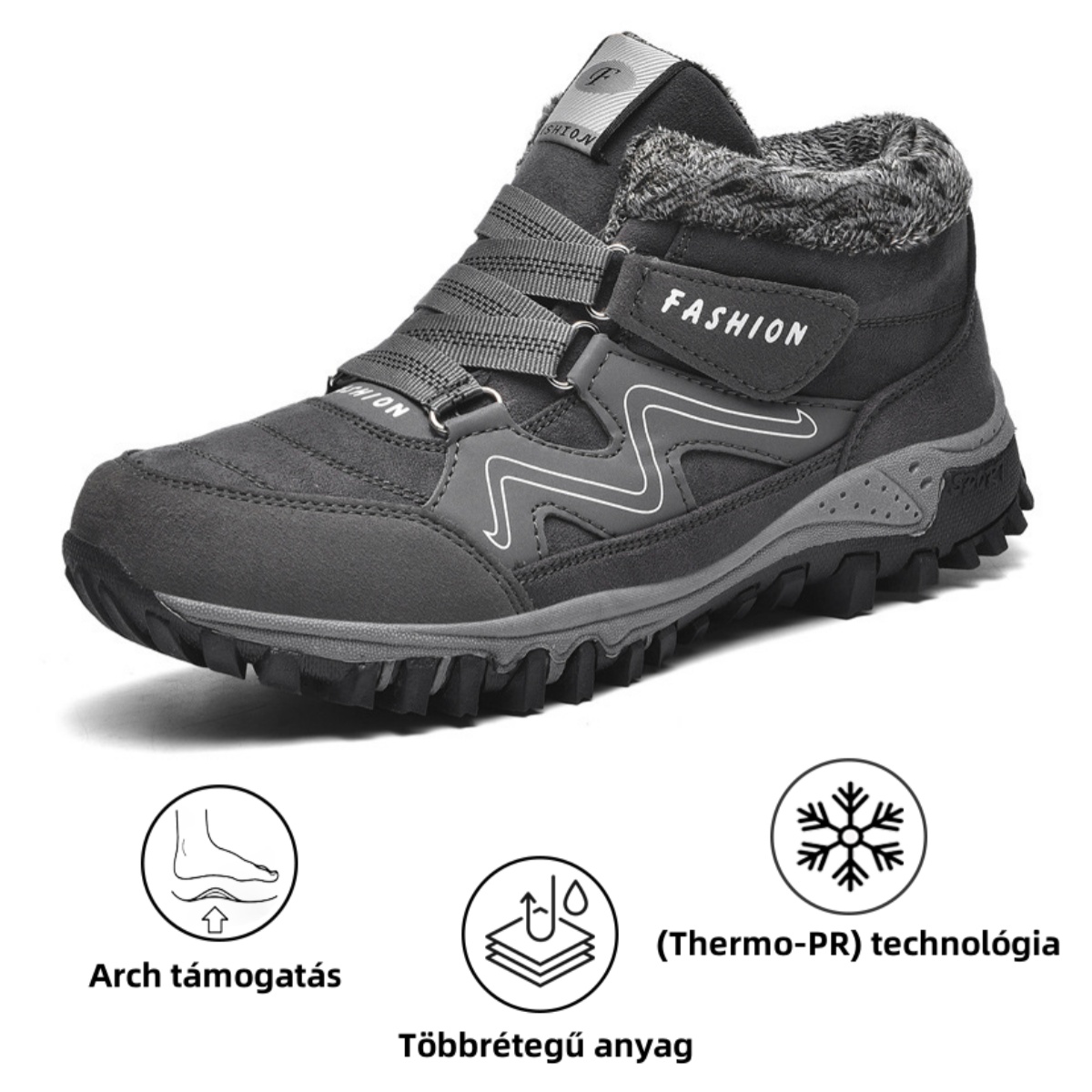 【🔥50% kedvezmény ma - ne hagyd ki】Ergonomikus kialakítású ortopéd cipő - fájdalomcsillapítás + plüss melegség 👞