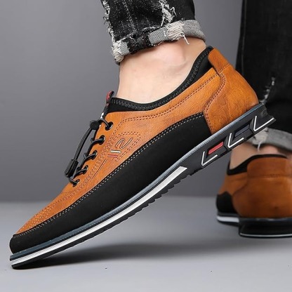 【🎁50% kedvezmény ma - ne hagyd ki】 Ergonomikus kialakítású ortopéd cipő - kiváló minőségű bőr + kézzel varrott 👞