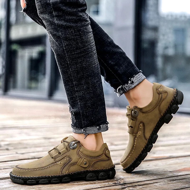 🎁50% kedvezmény ma - ne hagyd ki] Ergonomikus kialakítású ortopéd cipő - kiváló minőségű bőr + kézzel varrott👞