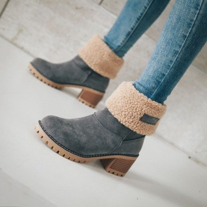 🔥【50% kedvezmény ma - ne hagyd ki】Ergonomikus kialakítású őszi-téli női csizma - fájdalommentes járás, télen meleg, velúr anyagú👞