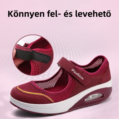 [🔥Mai féláron - ne hagyd ki] Női légáteresztő, ütéscsillapító és csúszásmentes ortopéd cipők - 168 lábbeli szabadalommal 👞 megkönnyítik a járást