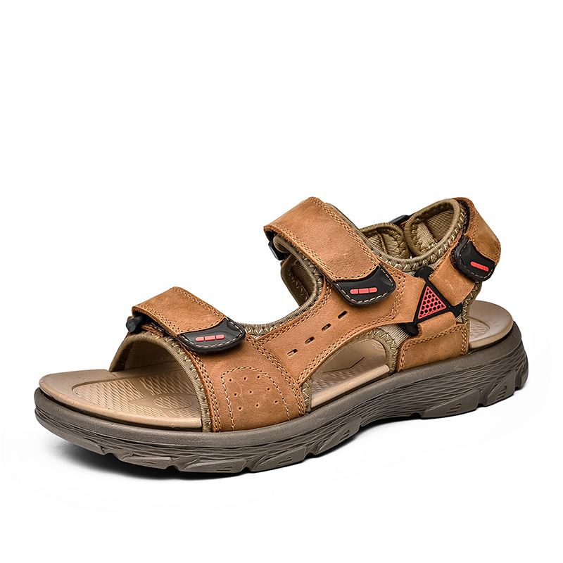[🎁Ma félár - ne hagyd ki] Ergonomikus kialakítású valódi bőr ortopéd szandál - fájdalommentes járás👞kényelmesebbé teszi a sétát