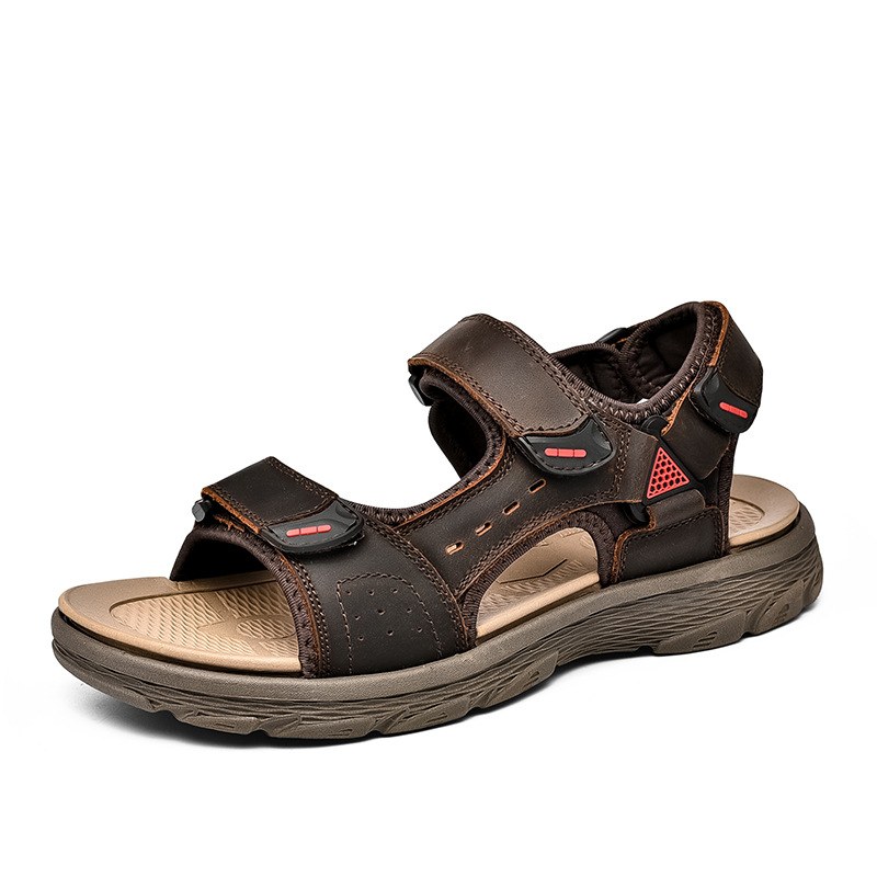 [🎁Ma félár - ne hagyd ki] Ergonomikus kialakítású valódi bőr ortopéd szandál - fájdalommentes járás👞kényelmesebbé teszi a sétát