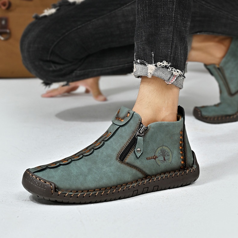 【🎁50% kedvezmény ma - ne hagyd ki】 Ergonomikus kialakítású ortopéd cipő - kiváló minőségű bőr + kézzel varrott 👞