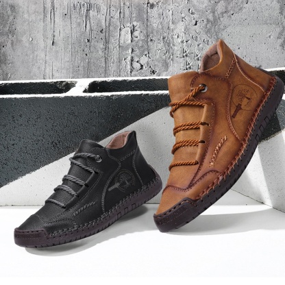 [🔥50% kedvezmény ma - ne hagyd ki] Ergonomikus kialakítású ortopéd cipő - kiváló minőségű bőr + kézzel varrott👞