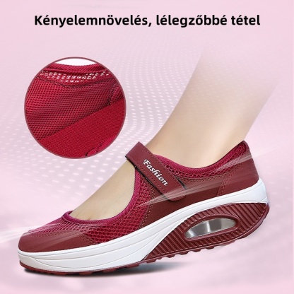 [🔥Mai féláron - ne hagyd ki] Női légáteresztő, ütéscsillapító és csúszásmentes ortopéd cipők - 168 lábbeli szabadalommal 👞 megkönnyítik a járást