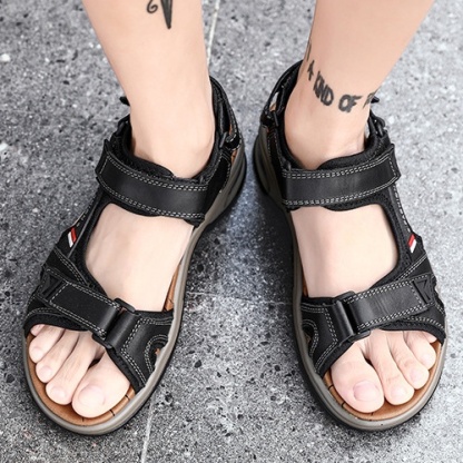 [🎁Ma félár - ne hagyd ki] Ergonomikus kialakítású valódi bőr ortopéd szandál - fájdalommentes járás👞kényelmesebbé teszi a sétát