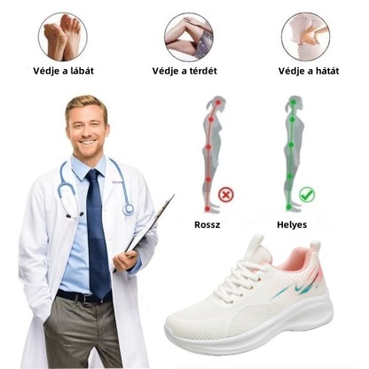 【🎁Ma féláron – ne hagyd ki】 Ergonomikus kialakítású ortopéd cipő – csillapítja az ízületi fájdalmakat 👞 Csökkenti a nyomást járás közben