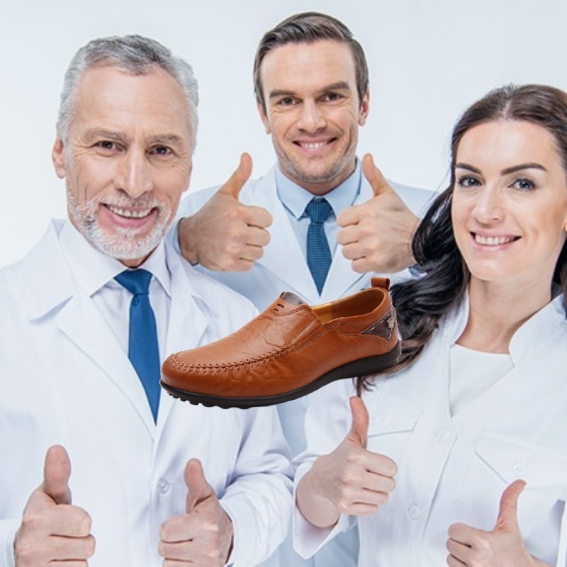 【🎁50% kedvezmény ma - ne hagyd ki】 Ergonomikus kialakítású ortopéd cipő - kiváló minőségű bőr + kézzel varrott 👞