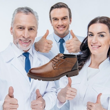 【🎁50% kedvezmény ma - ne hagyd ki】 Ergonomikus kialakítású ortopéd cipő - kiváló minőségű bőr + kézzel varrott 👞