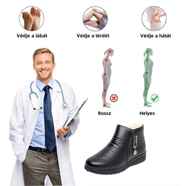 (🔥Ma 50% kedvezménnyel - ne hagyd ki ezt a lehetőséget) ⏰ - Puha és kényelmes, eredeti gyapjú női bőr cipő (ívtámasz - megkönnyíti a járást)