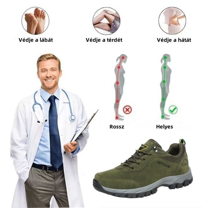 [🔥Ma féláron - ne hagyd ki] Ergonomikus kialakítású ortopéd cipő - ívtartó kialakítás 👞Könnyen megszabadulhatsz a lábfájdalmaktól