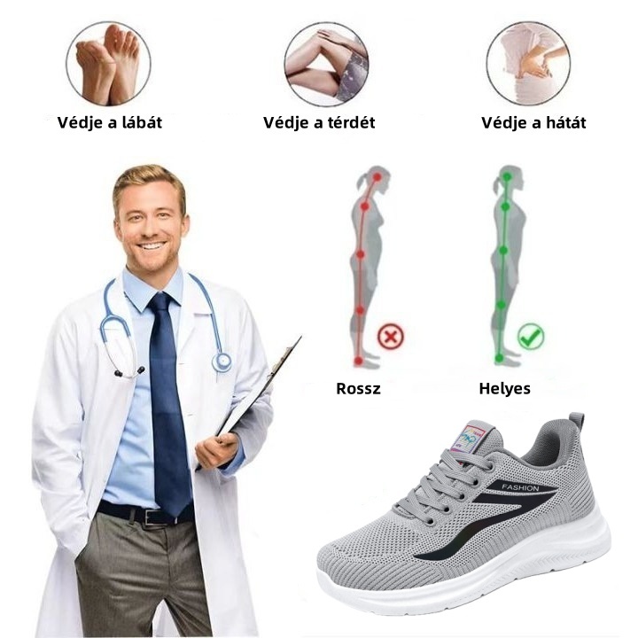 【🎁50% kedvezmény ma - ne hagyd ki】 Ergonomikus kialakítású ortopéd cipő - könnyen megszabadulhatsz a lábfájdalmaktól👞