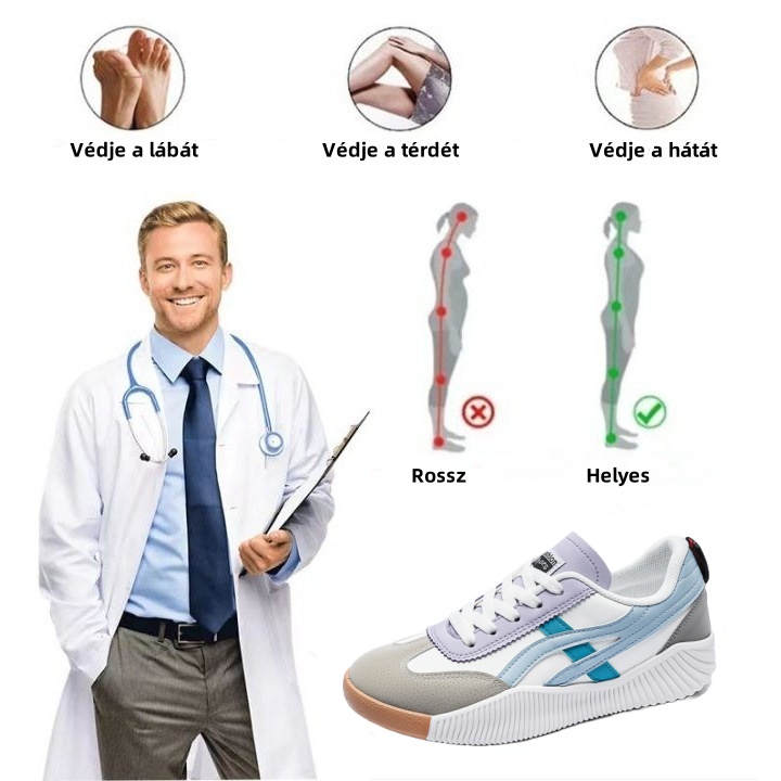 【🎁Ma féláron – ne hagyd ki】 Ergonomikus kialakítású ortopéd cipő – csillapítja az ízületi fájdalmakat 👞 Csökkenti a nyomást járás közben