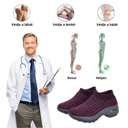 【🎁50% kedvezmény ma - ne hagyd ki】 Ergonomikus kialakítású ortopéd cipő - könnyen megszabadulhatsz a lábfájdalmaktól👞