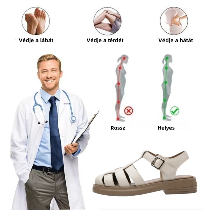 [🎁Ma féláron - ne hagyd ki] Nyári klasszikus üreges ortopéd szandálok - fájdalommentes járás👞 kényelmesebbé teszik a járást