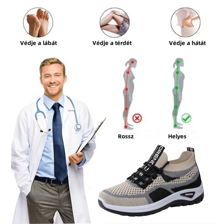 [🔥Ma féláron - ne hagyd ki] Ergonomikus kialakítású ortopéd cipő - ívtartó kialakítás 👞Könnyen megszabadulhatsz a lábfájdalmaktól