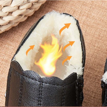(🔥Ma 50% kedvezménnyel - ne hagyd ki ezt a lehetőséget) ⏰ - Puha és kényelmes, eredeti gyapjú női bőr cipő (ívtámasz - megkönnyíti a járást)