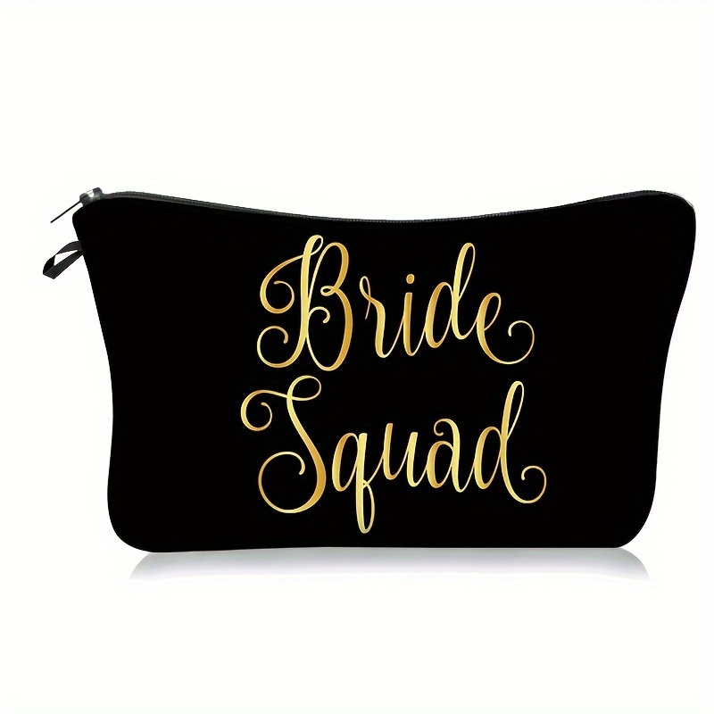 Trendy Letter Pattern Cosmetic Bag