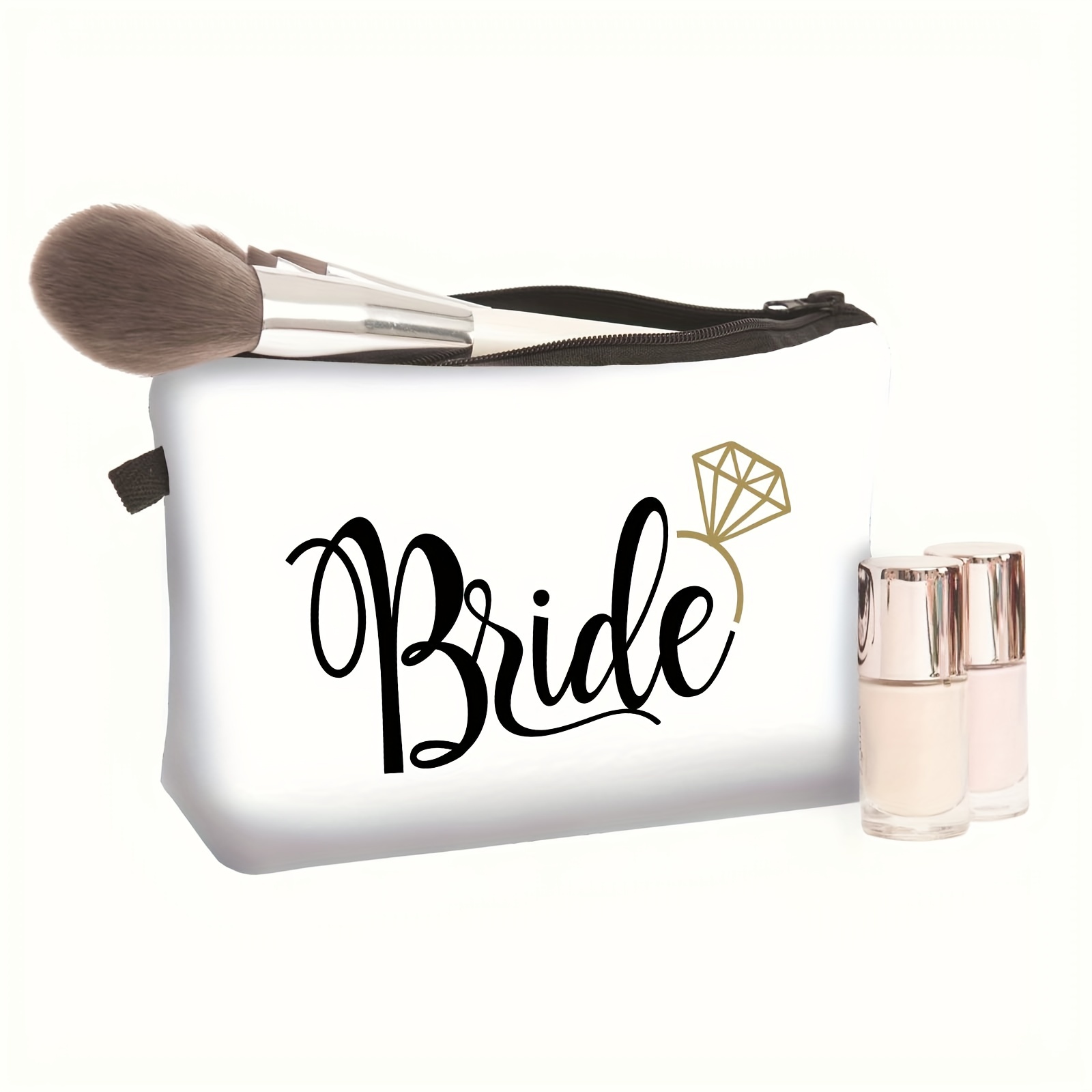 Trendy Letter Pattern Cosmetic Bag