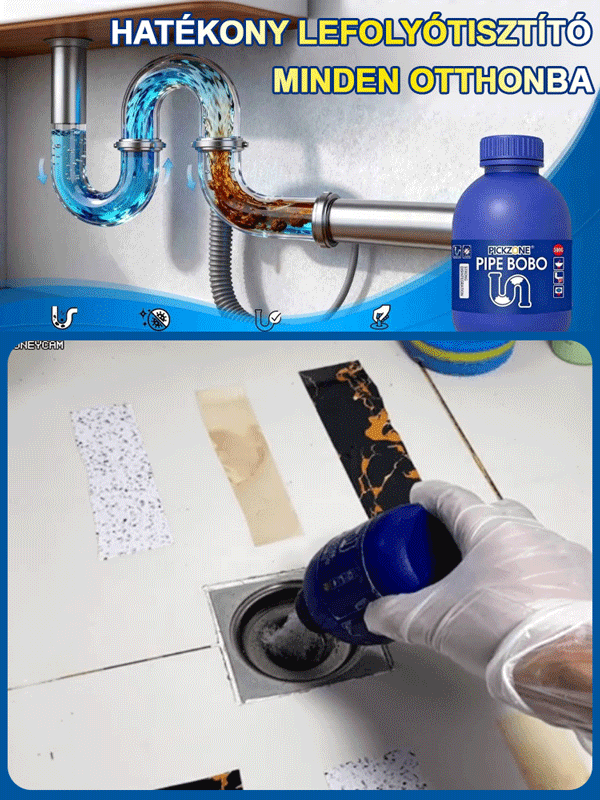  💪【Hatékony lefolyótisztító】 gyors, könnyed és szuperhatékony lefolyótisztítási élményt nyújt!