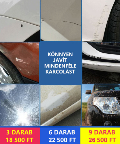 Autófelület-javítási műtárgy