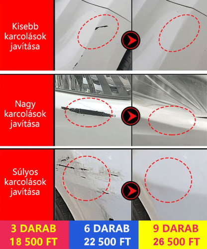 Autófelület-javítási műtárgy