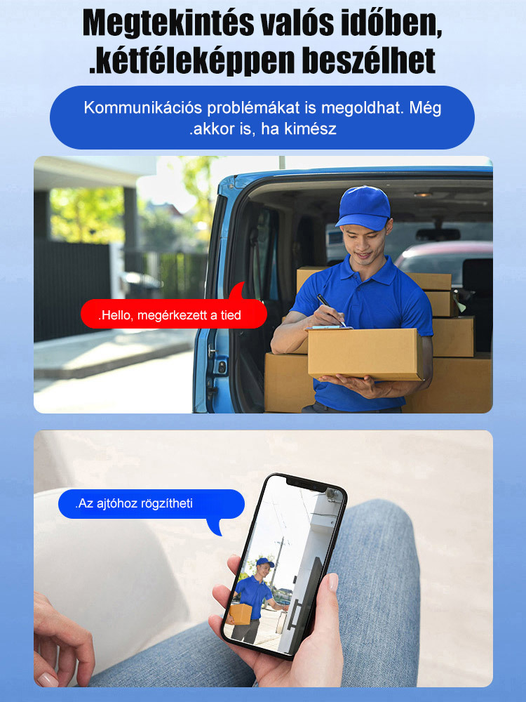 【Ingyenes próbaverzió】Intelligens távirányítású mini megfigyelőkamera🔥Támogatja a felvételt és a hanghívásokat