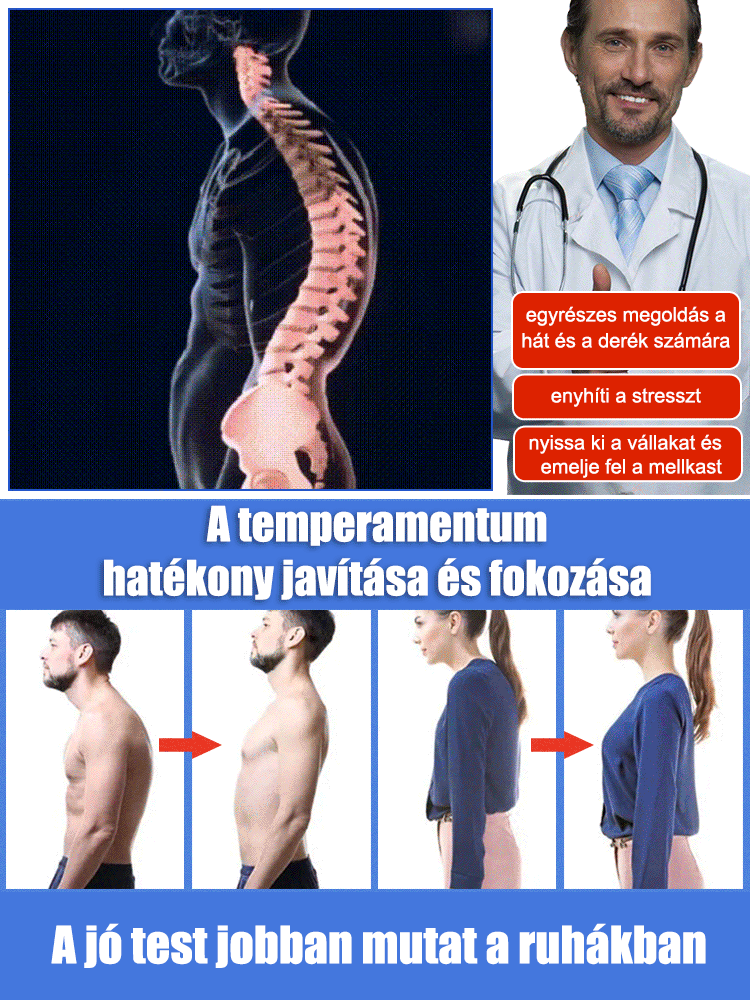 X alakú hátsó korrekciós heveder