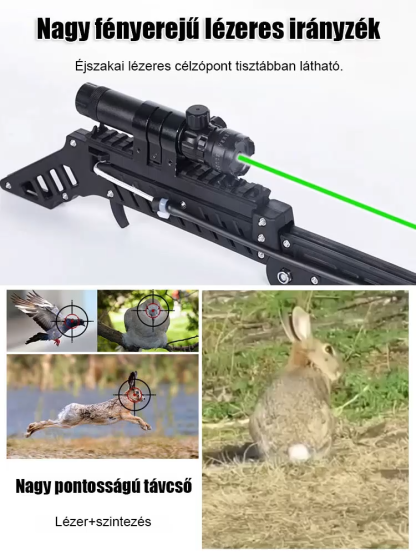 Ez nem egy egyszerű csúzli – Ez a precíziós lövészet új szintje! 🚀 Fedezze fel a mechanikus összecsukható csúzli puskát, amely a modern technológiát ötvözi a tradicionális erővel. Repülőgép-szintű ötvözetből készült, így rendkívül strapabíró, mégis össze