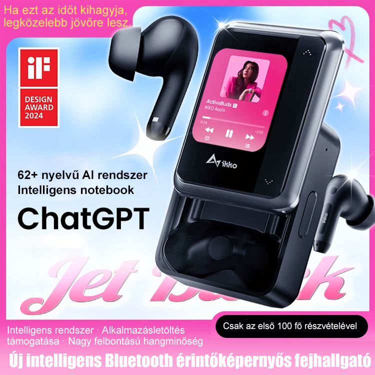Új érintőképernyős Bluetooth fülhallgató