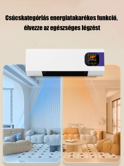 【Ingyenes próbaverzió】 ❄️ Gyorsan lehűt 120 négyzetmétert 3 másodperc alatt. Fűtési és hűtési funkciók, csendes és energiatakarékos, intelligens hőmérséklet-szabályozással!