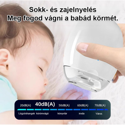 【Minden otthon kötelező darabja!】Elektromos körömlakklemosó 😍 Automatikus vágás és polírozás egyetlen gombnyomással az azonnal sima, sorjamentes körmökért.