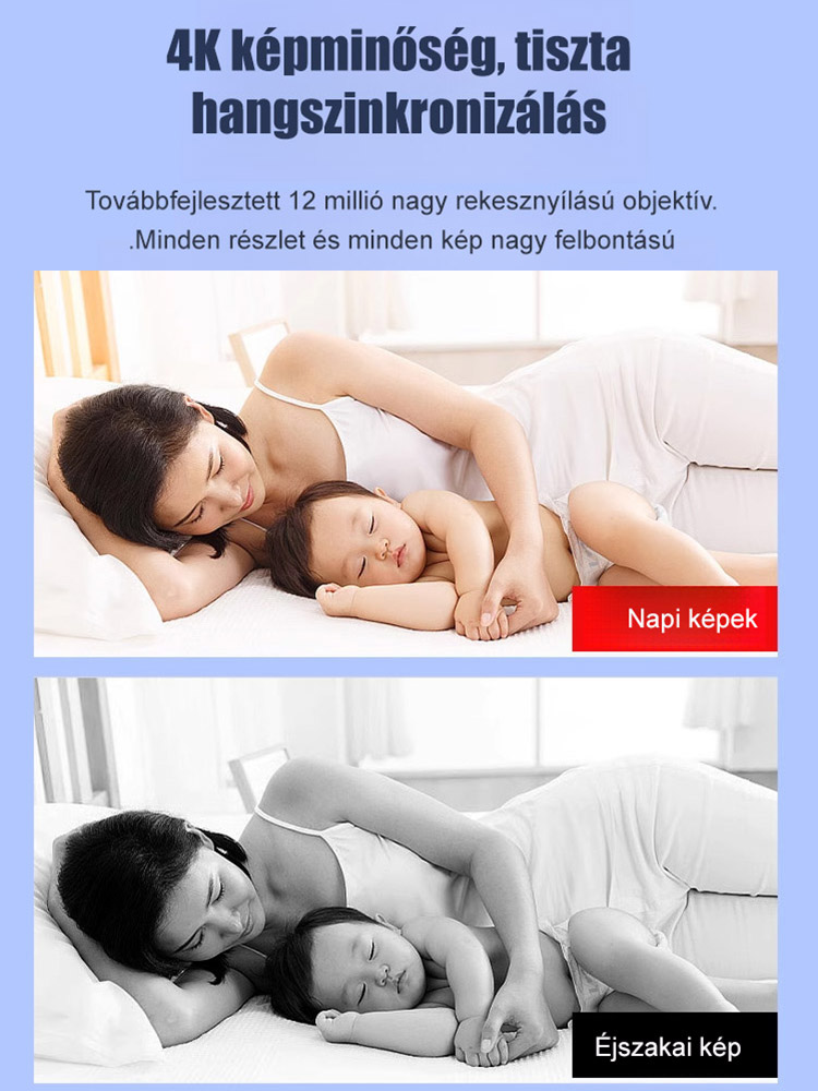 【Ingyenes próbaverzió】Intelligens távirányítású mini megfigyelőkamera🔥Támogatja a felvételt és a hanghívásokat