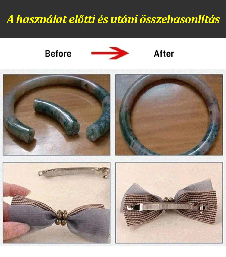 Vízálló átlátszó erős univerzális ragasztó
