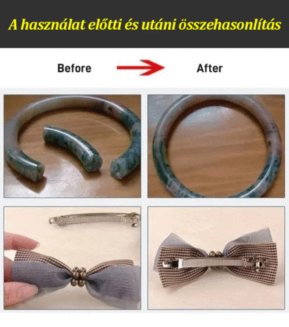 Vízálló átlátszó erős univerzális ragasztó