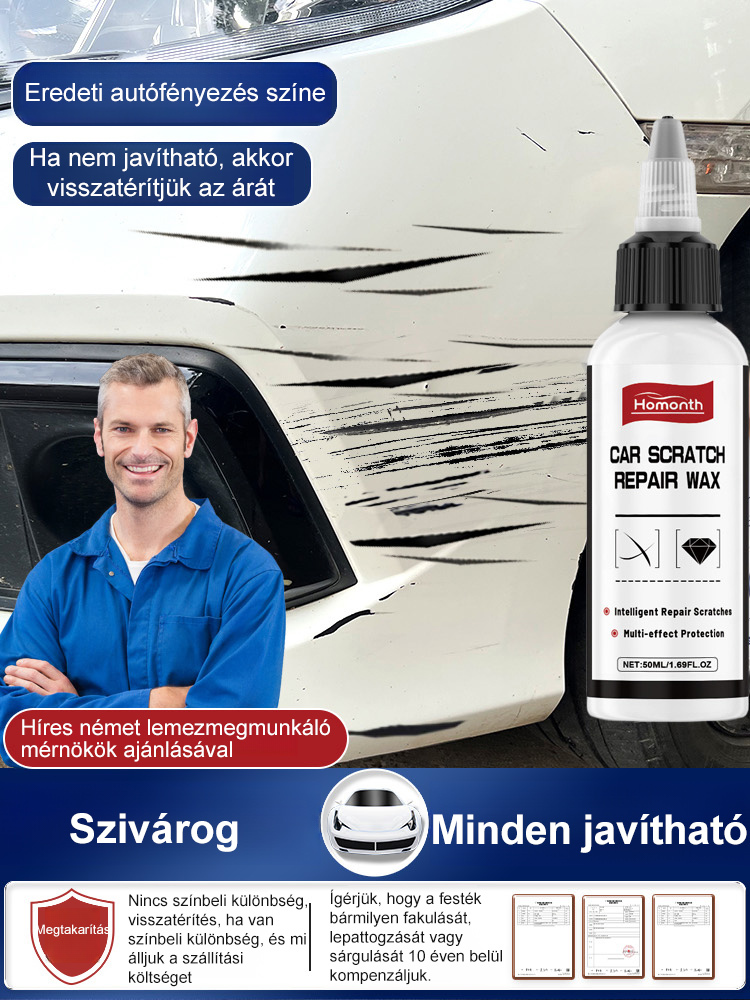 【Ingyenes próbaverzió】🚗💨Autó karcolás javító folyadék，10 másodperc javítása különböző autó karcolások!🚀
