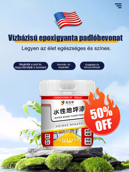 Arany selyem vízálló epoxi padlófesték