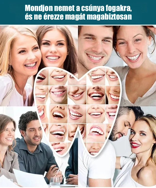 Állítható bepattintható műfogsor