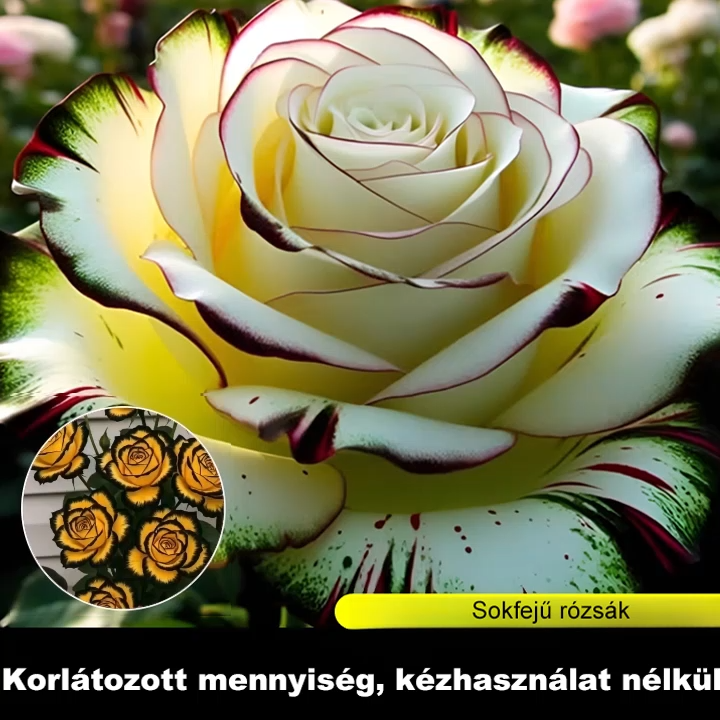 Többfejű foltos rózsa magok 🌹Nem egy sima virág, hanem egy űrtechnológiás túlélőművész.