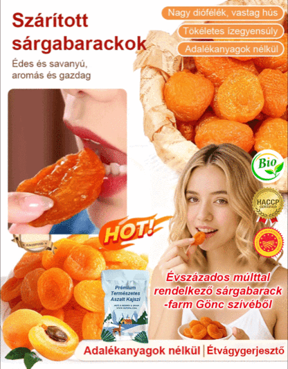 Savanykás és édes cukormentes sárgabarack aszalvány 🍑100% Természetes & Cukormentes!