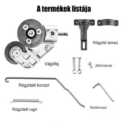 Hordozható többfunkciós fémolló