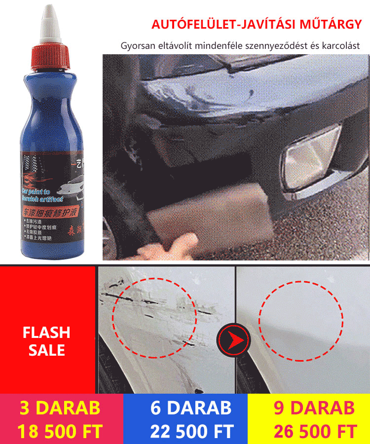 Autófelület-javítási műtárgy