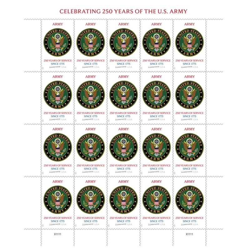 2025 U.S. Army 250th Stamps