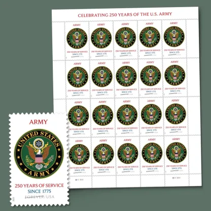 2025 U.S. Army 250th Stamps