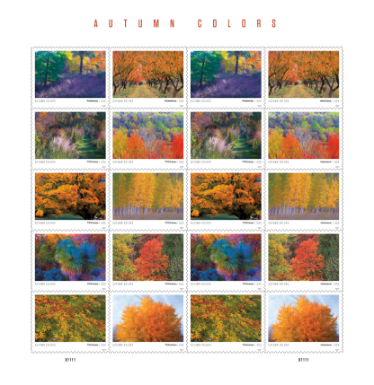 2024 Autumn Colors Forever Stamps